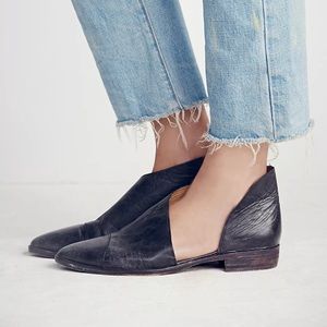 Free People Black Royale Flat